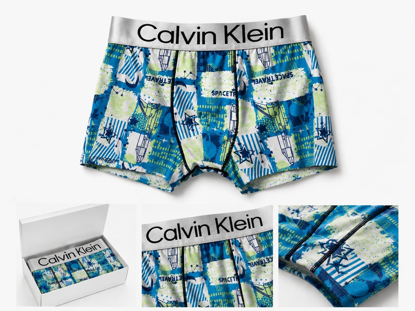 Calvin Klein Men's Graphic Print Trunk Underwear