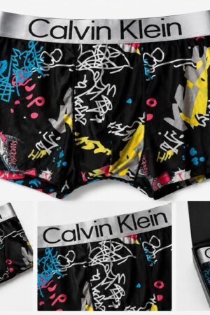 Calvin Klein Men's Graphic Print Trunk Underwear