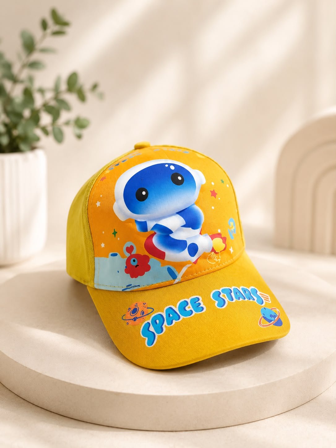 CAP YELLOW WITH BLUE SHADE