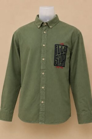 KHAKI LONG SLEEVE SHIRT