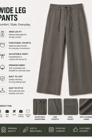 Wide Leg Pants